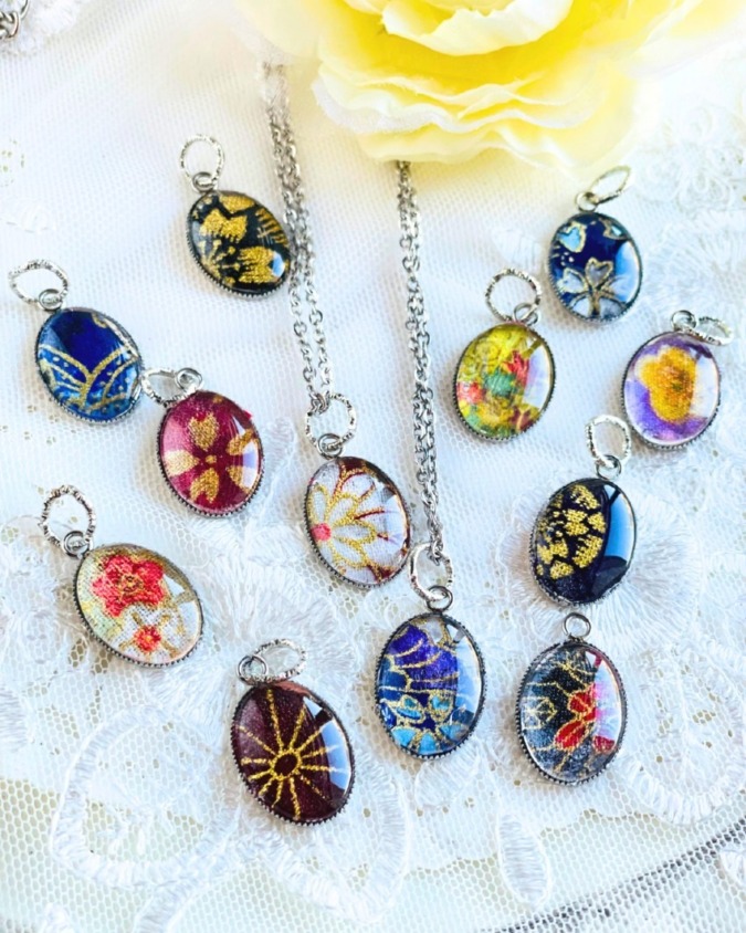 ブース41｜小さな和風チャームが作れます（ネックレスは＋100円）｜ツキノミチ