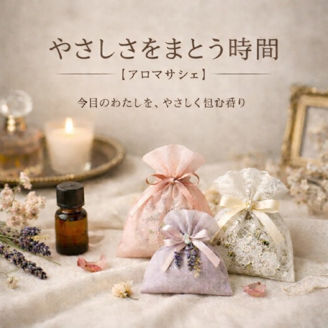 やさしさをまとう時間 [アロマサシェ]ブレインアロマ優